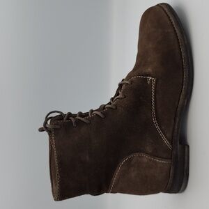 OFFICINE CREATIVE - LEXIKON Brown Suede Lace-up Boots, Size 36